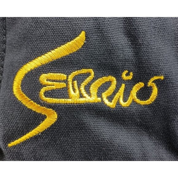 Rare! Vintage Serrio Backpack Has many pockets inside and out! Red and blue colo - Picture 2 of 11